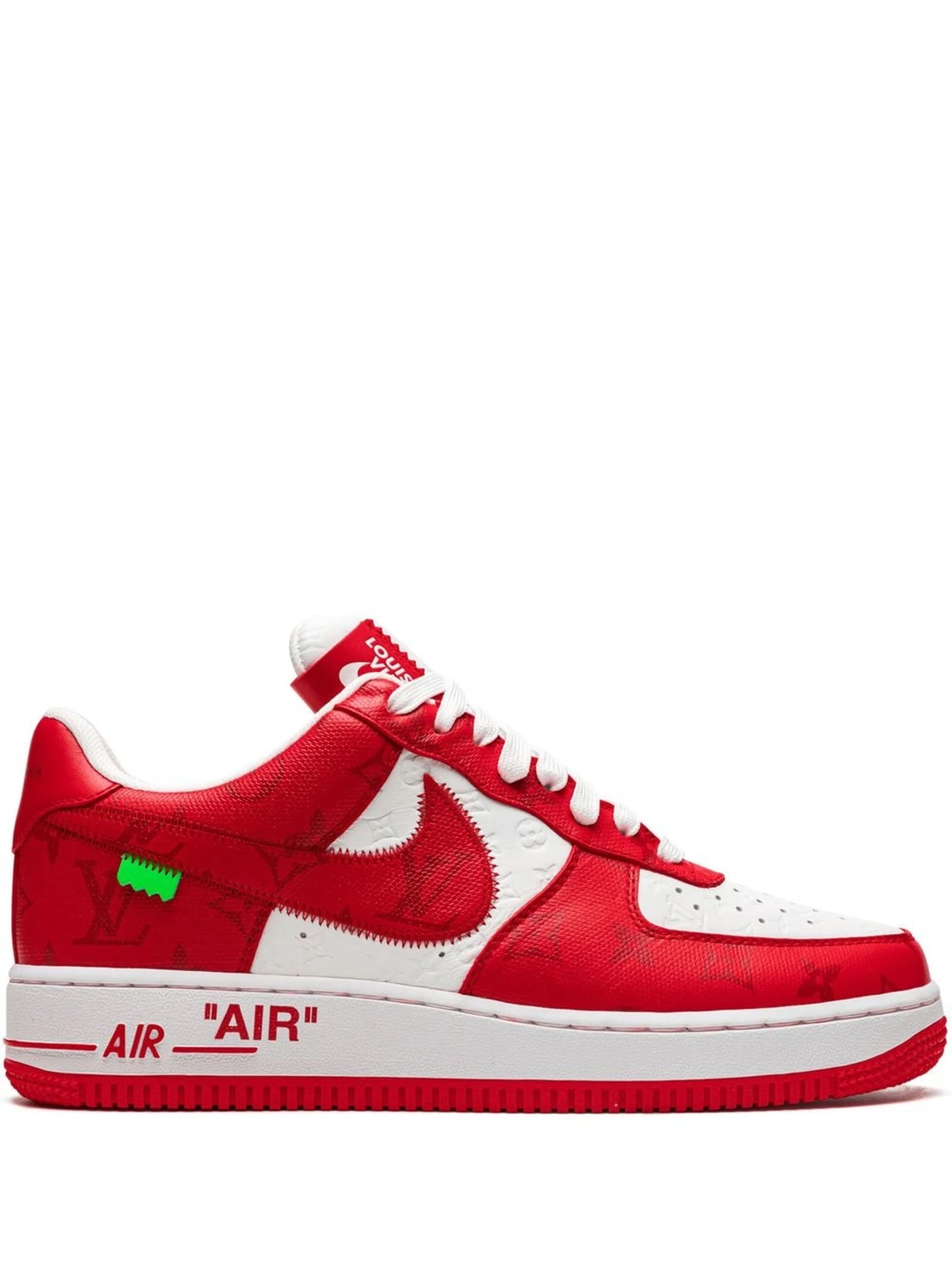 Louis Vuitton Nike Air Force 1 Low By Virgil Abioh White Red