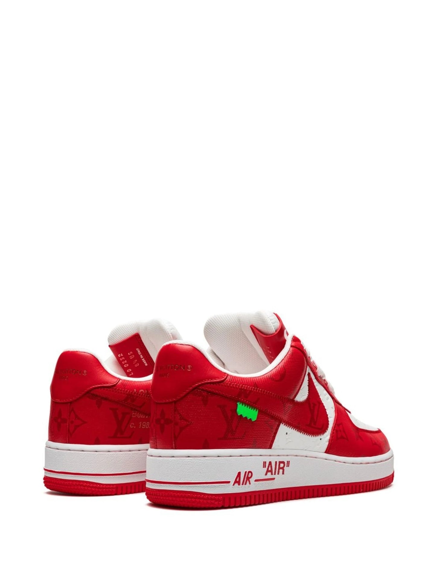 Louis Vuitton Nike Air Force 1 Low By Virgil Abioh White Red
