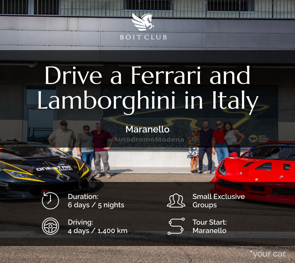 Drive a Ferrari and Lambo in Italy