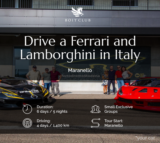 Drive a Ferrari and Lambo in Italy