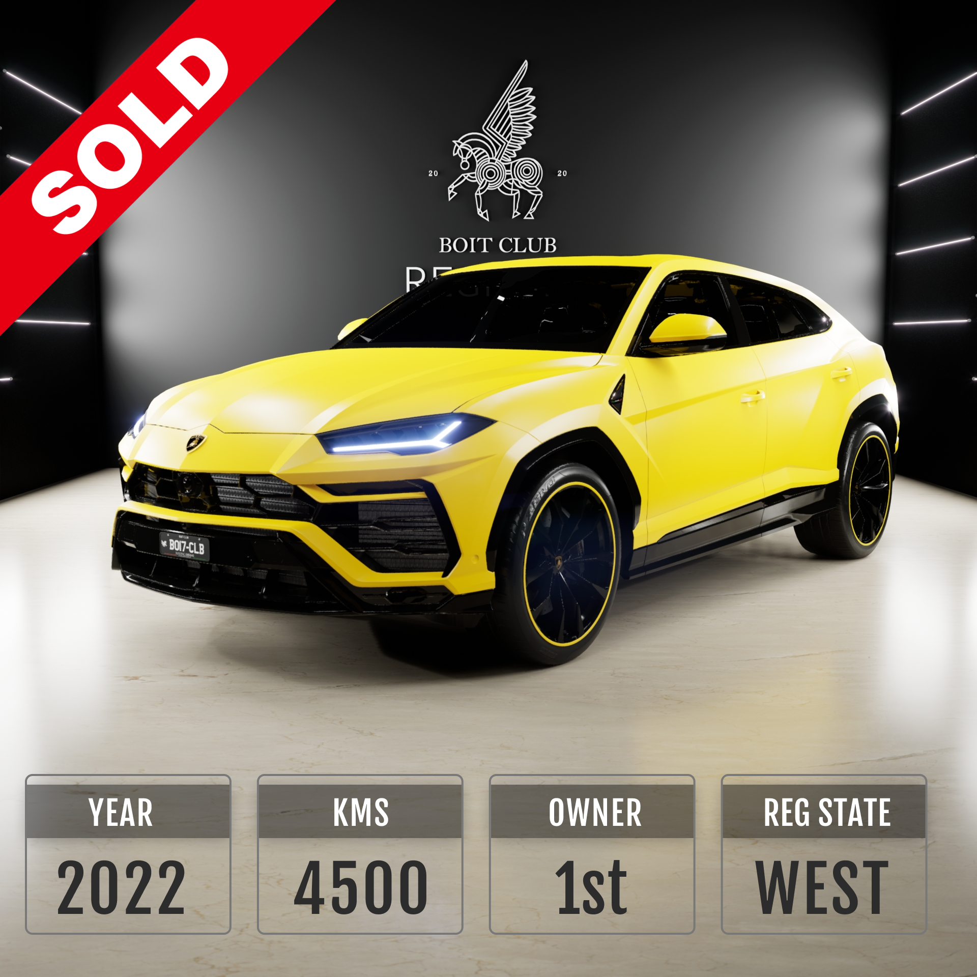Used Lamborghini Urus Pearl Capsule for Sale in India