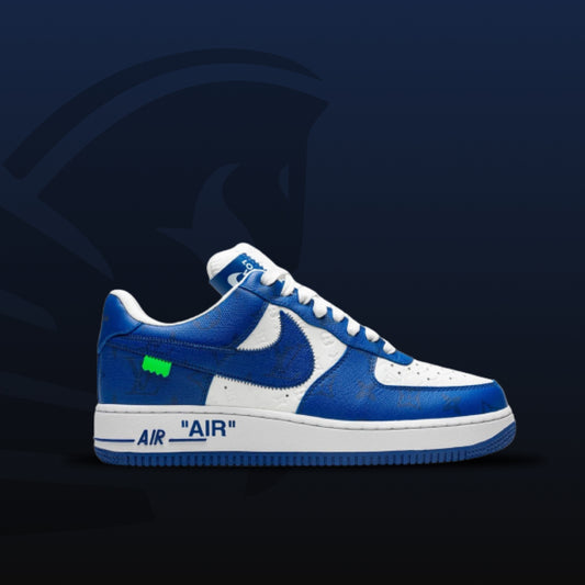 Louis Vuitton Nike Air Force 1 Low By Virgil Abioh White Royal