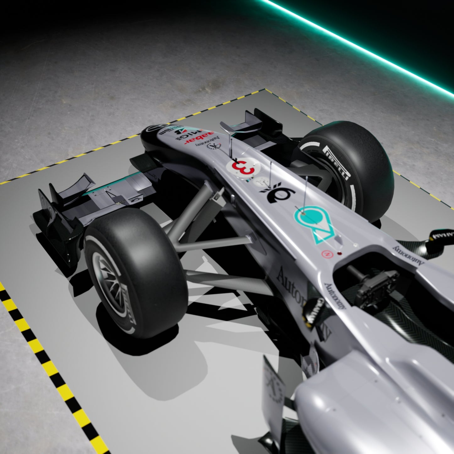 Mercedes MGP W01 Replica