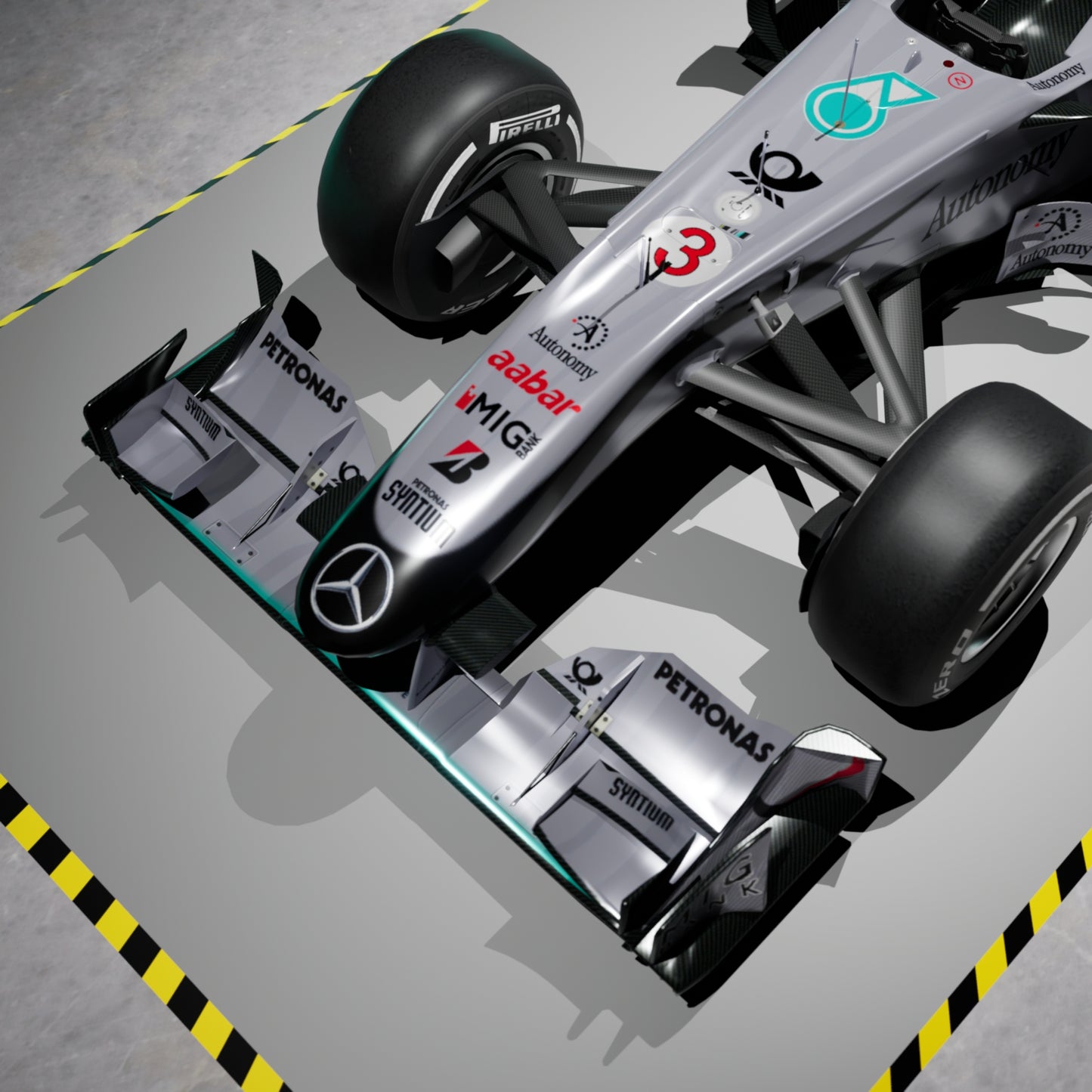 Mercedes MGP W01 Replica
