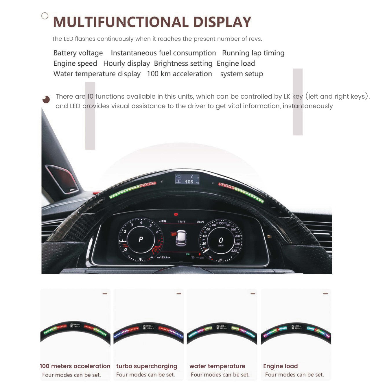 Blaze Sports Steering Wheel BLAM001