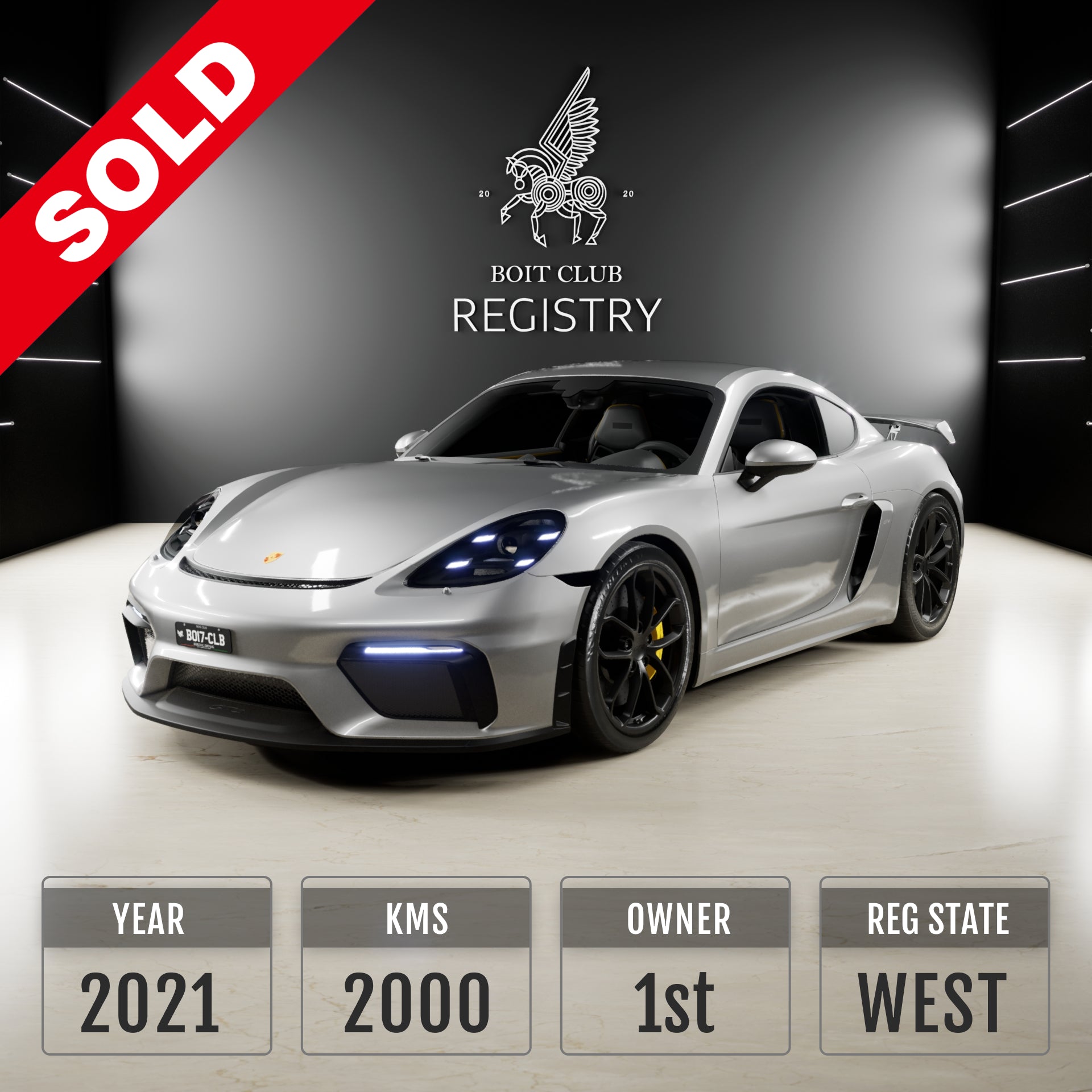 Used Porsche 718 Cayman GT4 for Sale in India