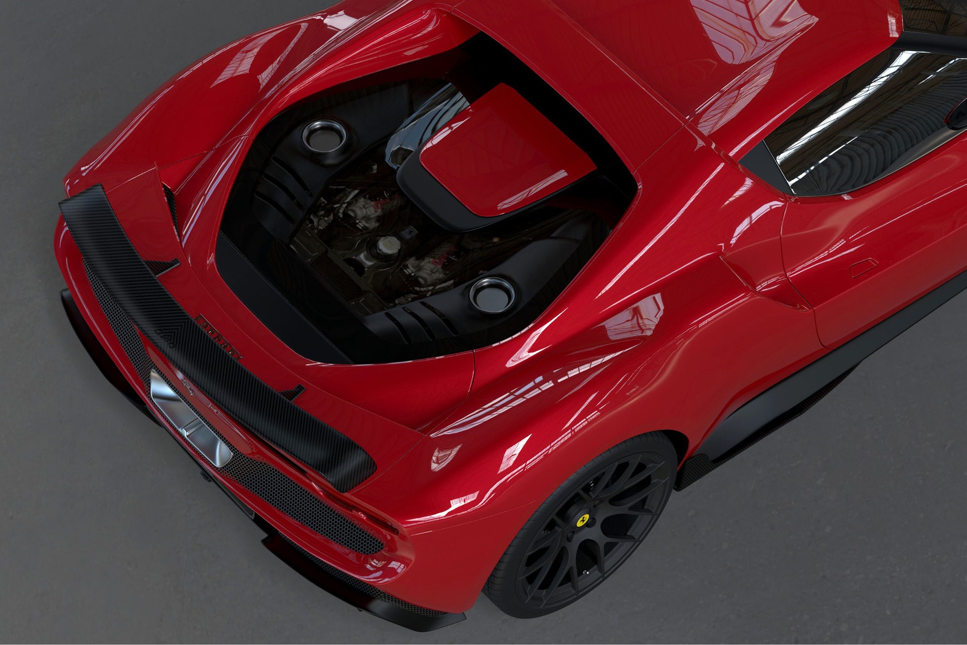 Ferrari 296 GTB Rear Wing