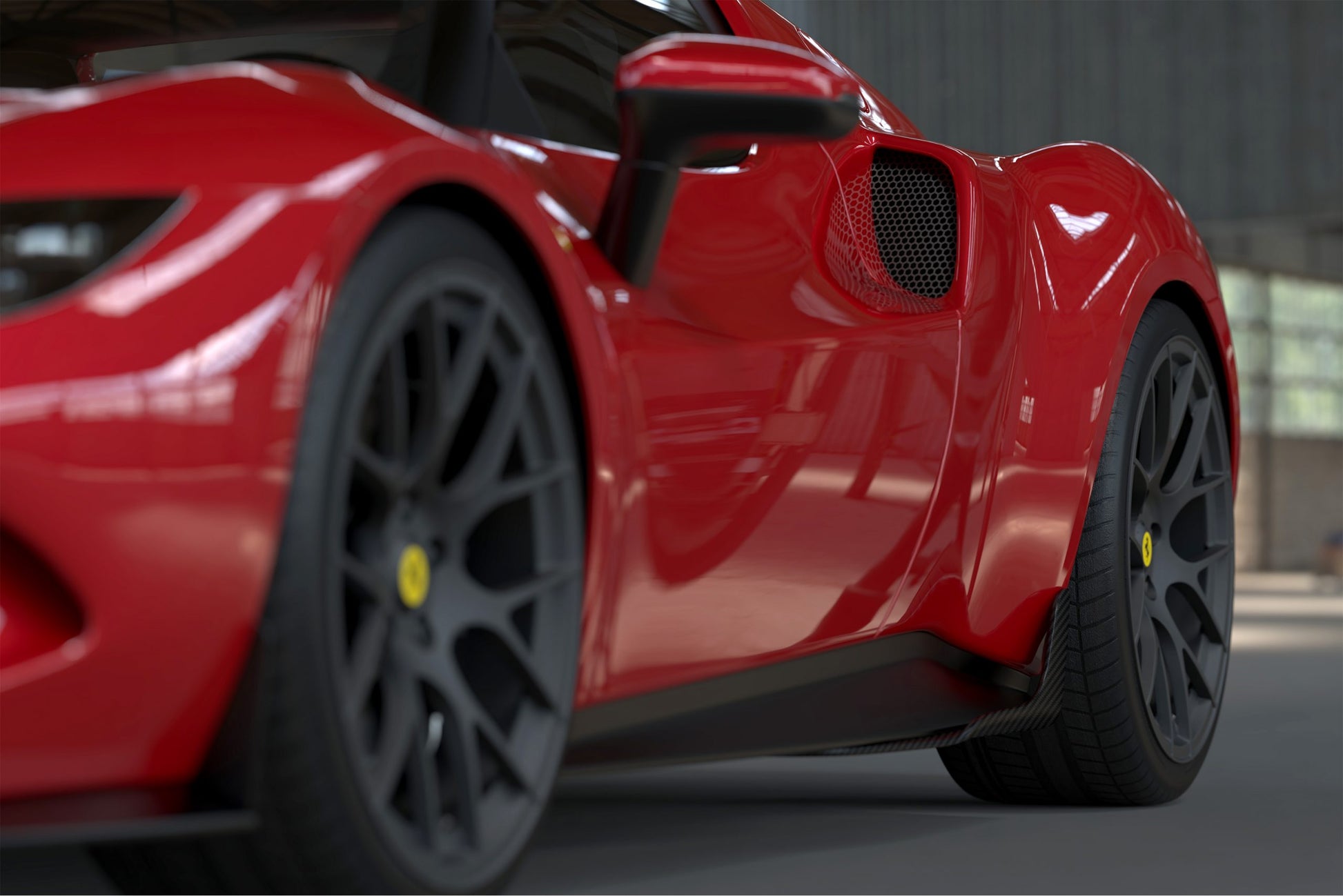 Ferrari 296 GTB Side Skirts
