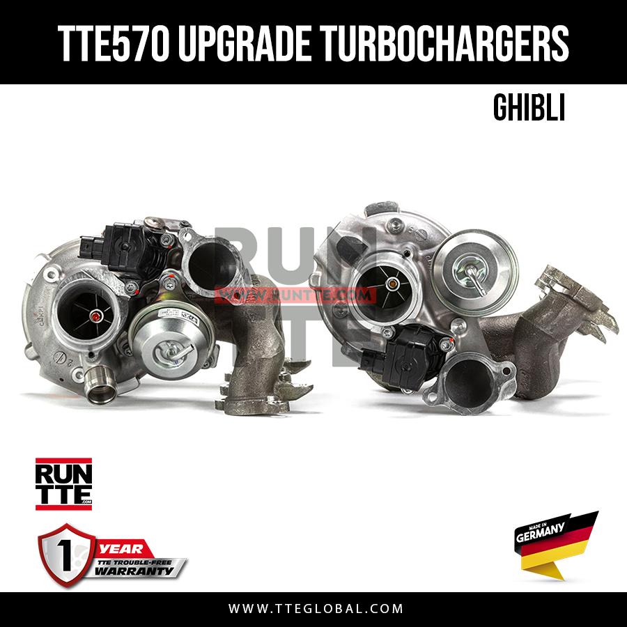 TTE570 Ghibli Upgrade Turbochargers