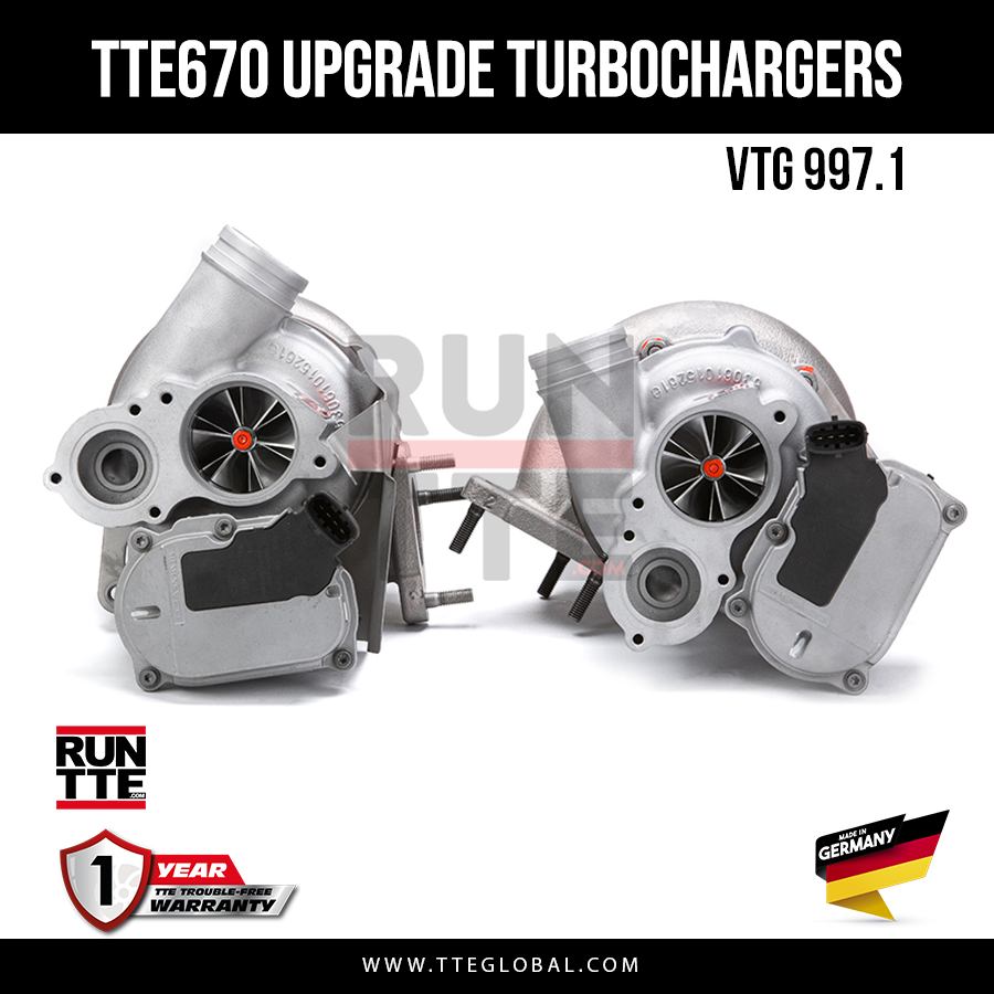 TTE670 VTG 997.1 Upgrade Turbochargers