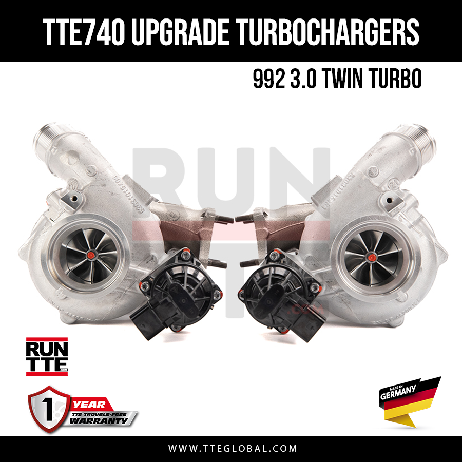 TTE740 992 3.0 Upgrade Turbochargers