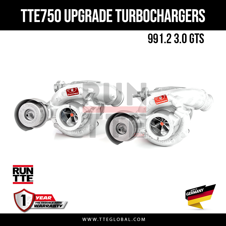 TTE750 991.2 3.0 S / GTS Upgrade Turbochargers