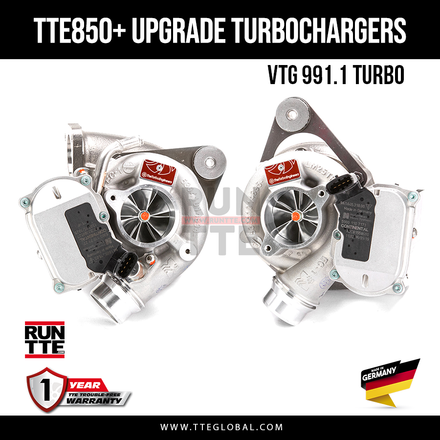 TTE850+ VTG 991.1 Turbo Upgrade Turbocharger