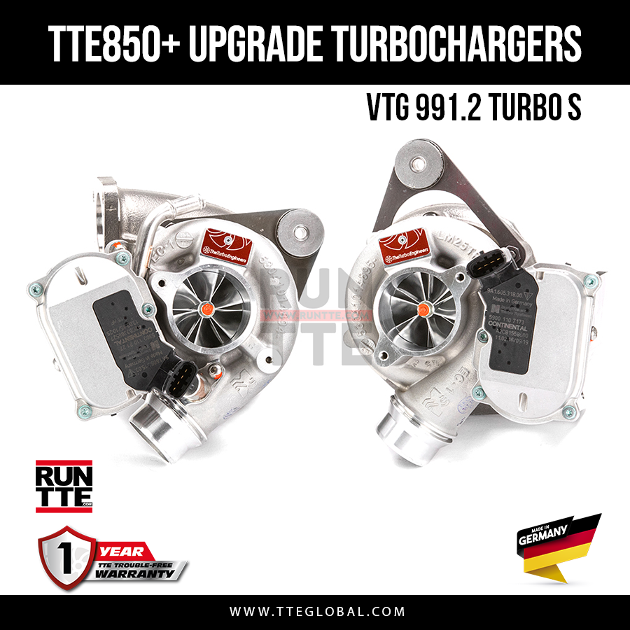 TTE850+ VTG 991.1 Turbo Upgrade Turbocharger