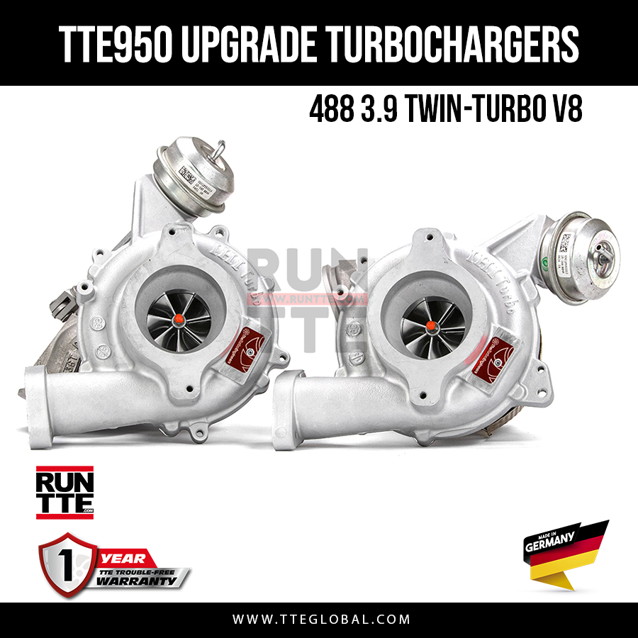 TTE950 488 Upgrade Turbochargers