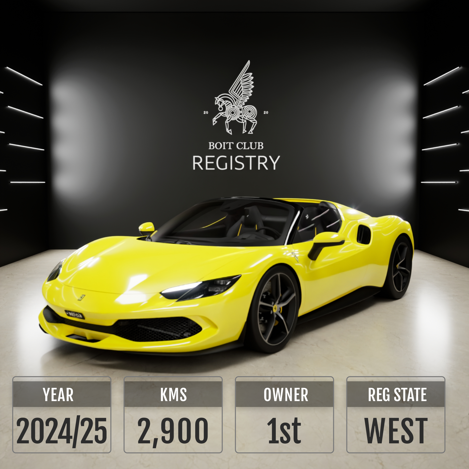 Used Ferrari 296 GTS for Sale in India