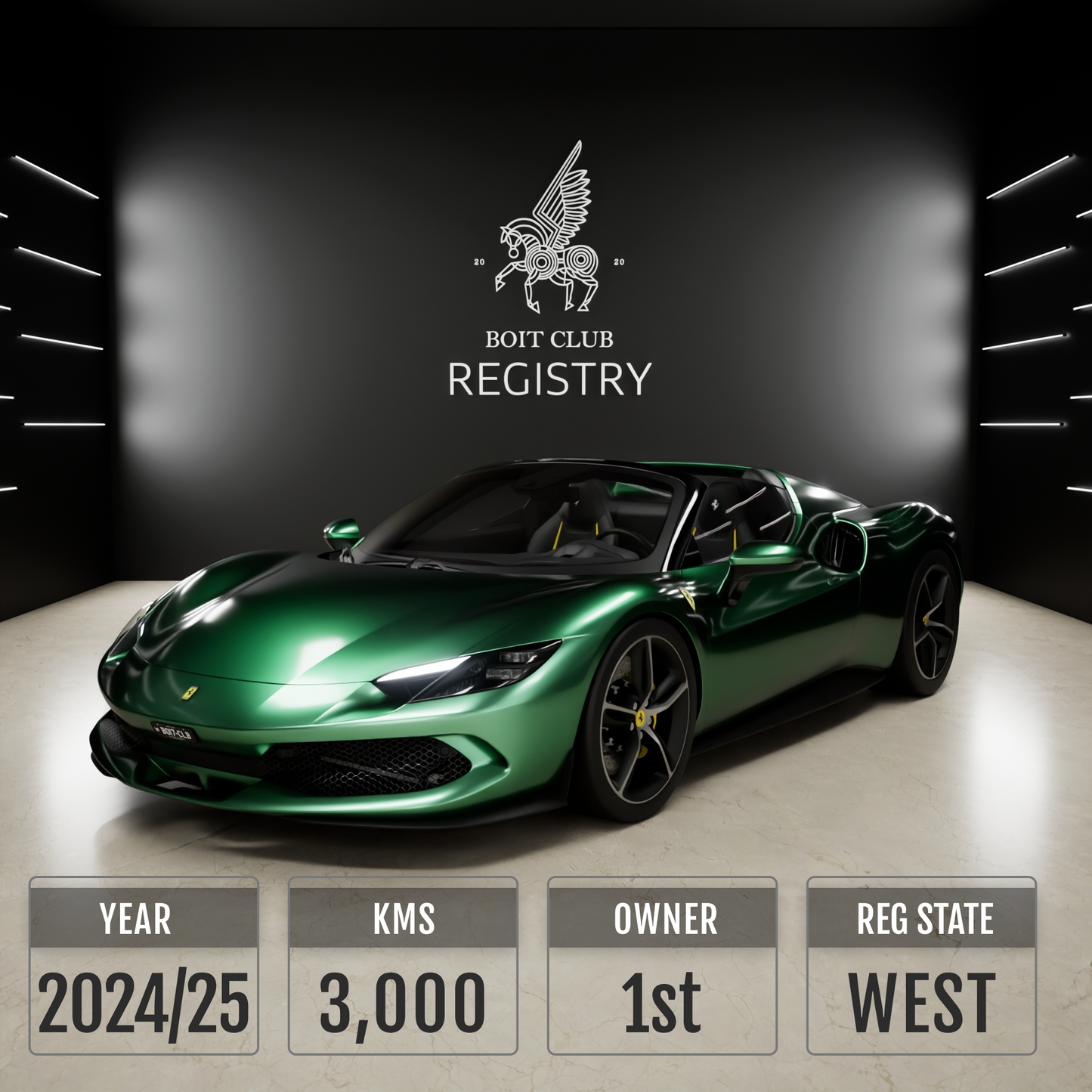 Used Ferrari 296 GTS for Sale in India