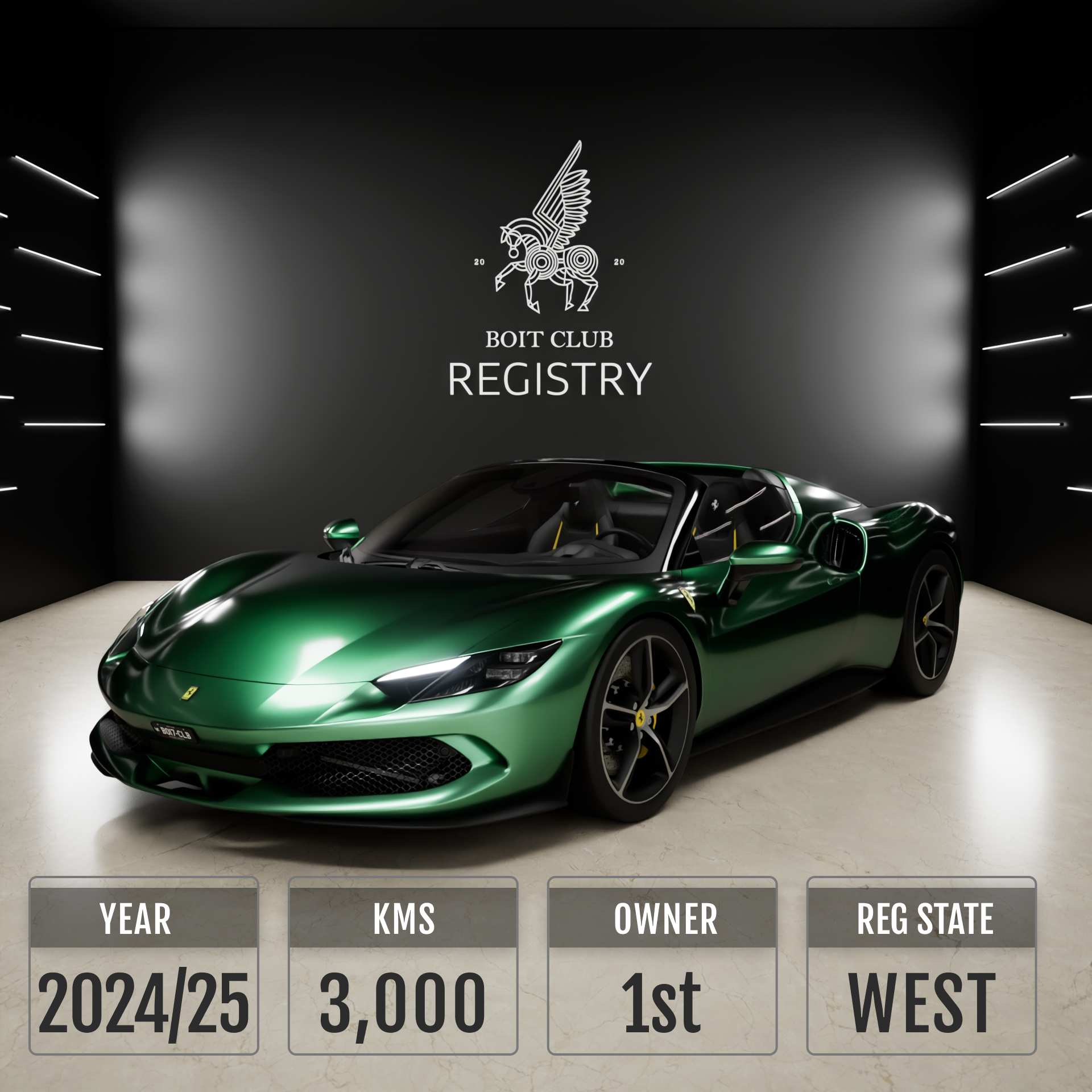 Used Ferrari 296 GTS for Sale in India