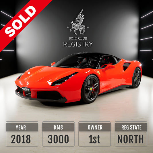 Used Ferrari 488 GTB for Sale in India
