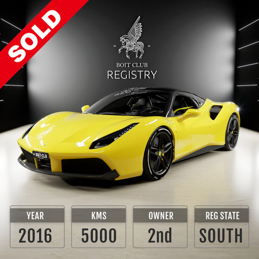 Used Ferrari 488 GTB for Sale in India
