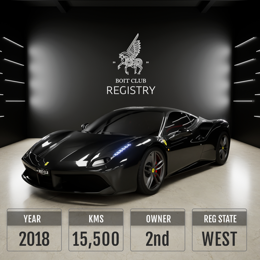 Used Ferrari 488 GTB for Sale in India
