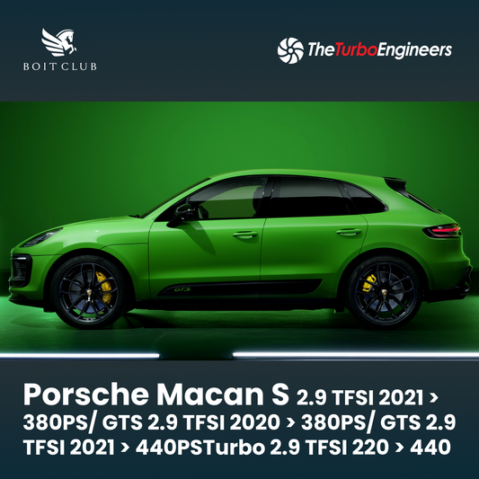 "Macan S 2.9 TFSI 2021 > 380PS, GTS 2.9 TFSI 2020 > 380PS, GTS 2.9 TFSI 2021 > 440PS Turbo 2.9 TFSI 220 > 440"