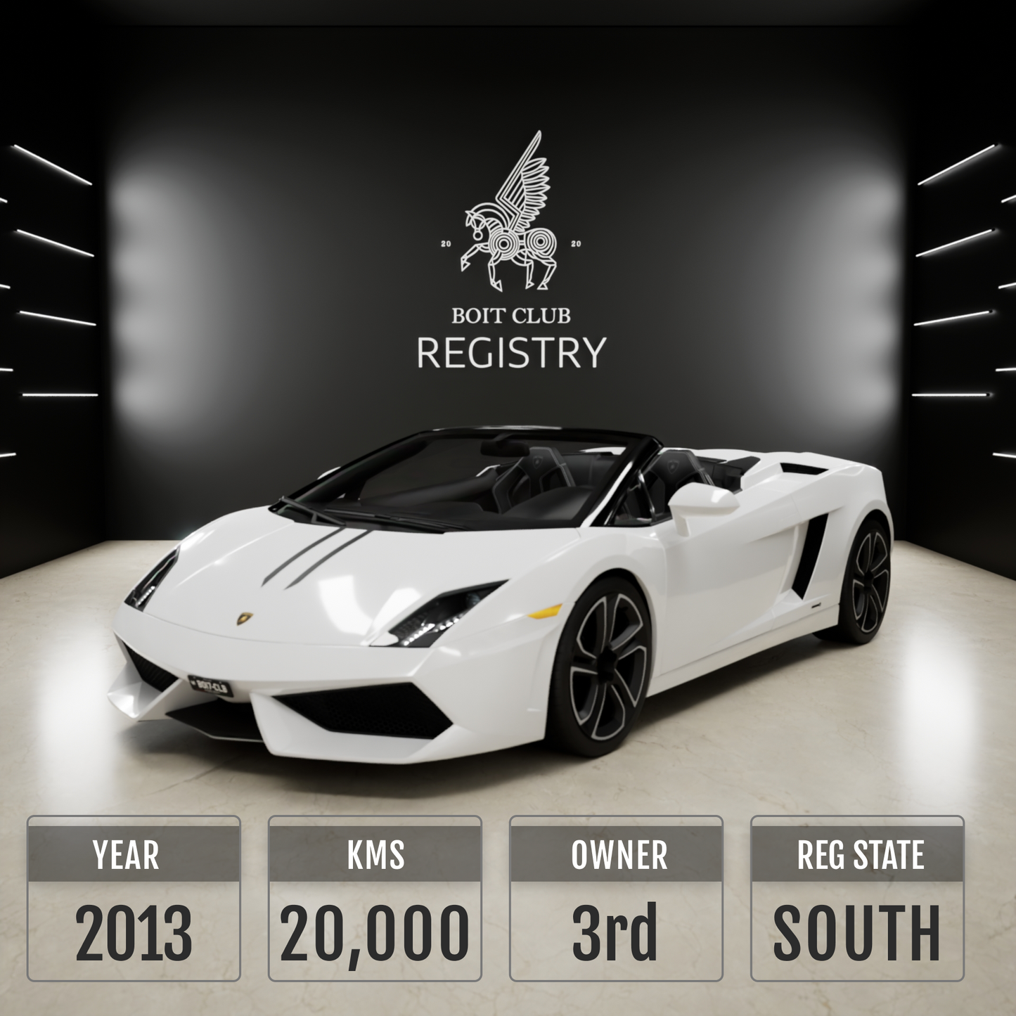 Used Lamborghini Gallardo Spyder LP 540-4 for Sale in India