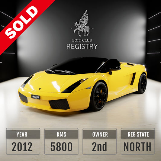 Used Lamborghini gallardo Spyder for Sale in India