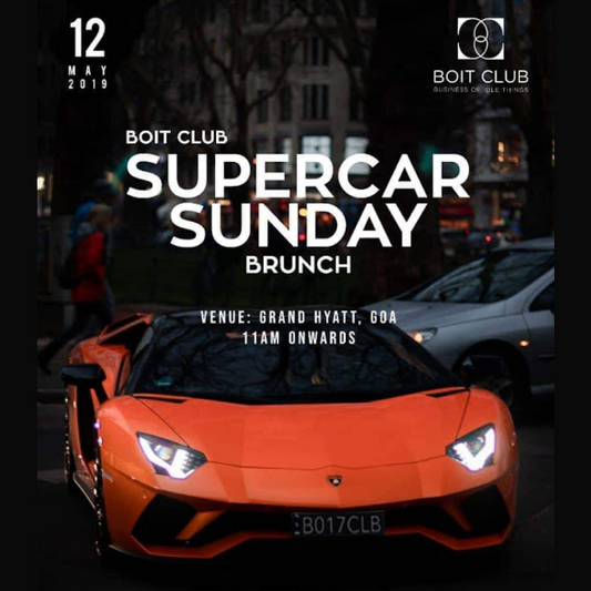 SUPERCAR SUNDAY BRUNCH - GOA 2019