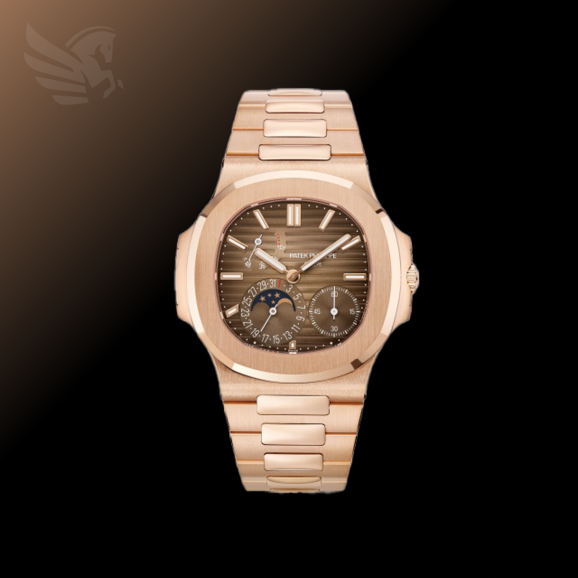 Patek Philippe Nautilus 5712R-001 Rose Gold Blue Dial – Boit Club™