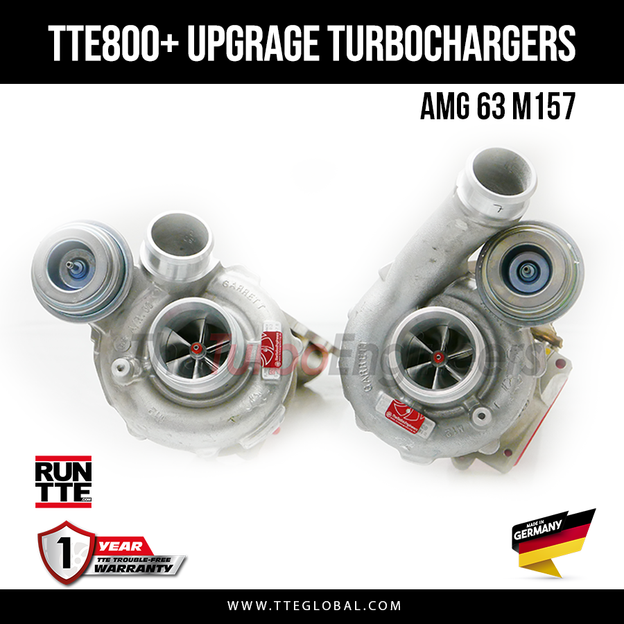 TTE800+ AMG 63 M157 Upgrade Turbochargers